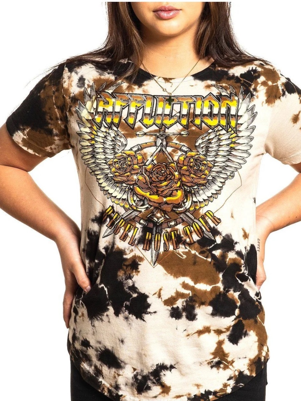 Affliction Rebel Rose Tour Tee